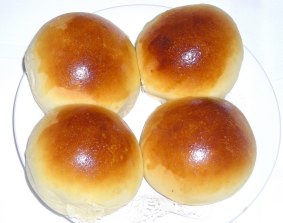 Baked barbecue pork buns from Palace Chinese Restaurant.