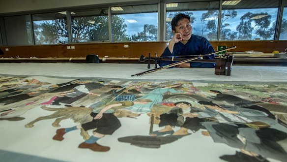 Composer Nicholas Ng has brought together 18 of Australia's finest composers for a performance inspired by the Harvest of Endurance scroll.