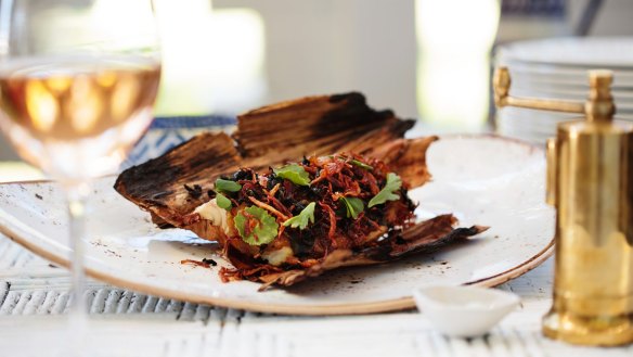 The go-to dish at Paper Daisy is the paperbark-grilled fish.