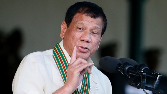 President Rodrigo Duterte Duterte started cultivating closer ties with Beijing last October.