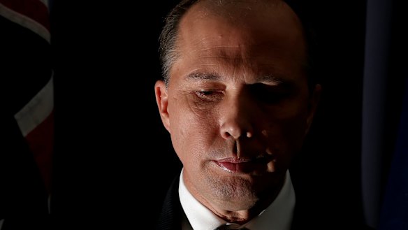Peter Dutton's majority had dwindled to just 1250 votes on Monday.