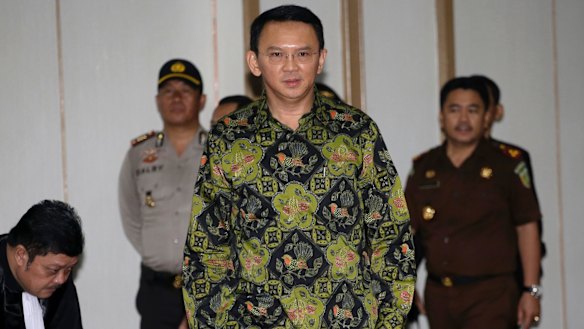 Former Jakarta governor Basuki ''Ahok'' Tjahaja Purnama. 