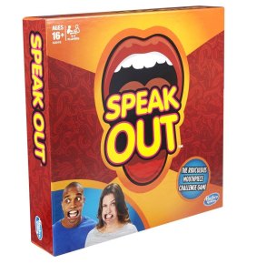 Hasbro's new game, Speak Out, is in demand in Canberra this Christmas.