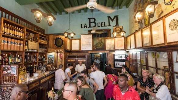 La Bodeguita Del Medio, a famous bar in Old Havana.