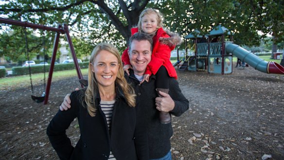Whole Kids founders Monica and James Meldrum with daughter Chloe.