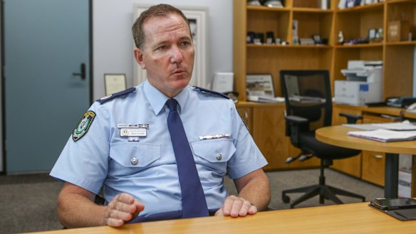 Assistant Commissioner Mick Fuller at State Police Centre.