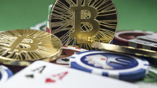 The price of bitcoin has jumped 850 per cent this year.