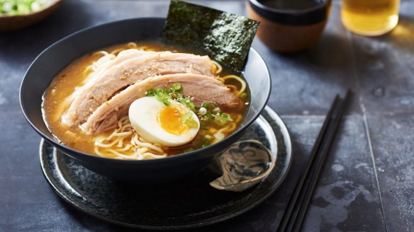 Olivia Andrews' slow cooker recipe Pork belly ramen