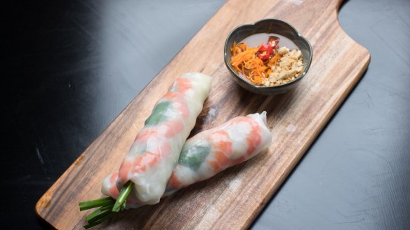 Vietnamese classics such as rice-paper rolls are on the menu.