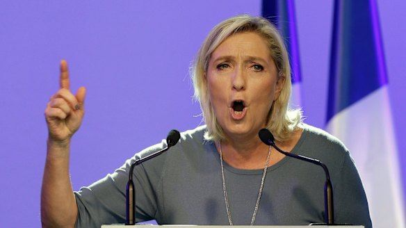 France's far-right National Front leader Marine Le Pen.