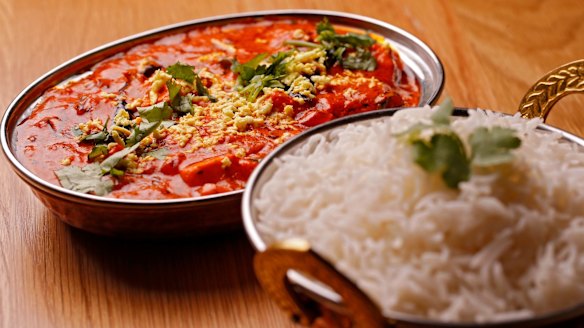 Handi paneer served at Shahi Tadka.