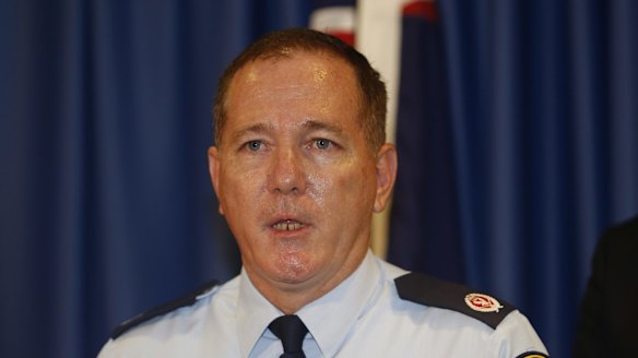 The new NSW Police Commissioner Mick Fuller at NSW Parliament House on Thursday.