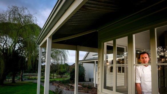 Vittoria Coffee Restaurant of the Year: Brae, Biregurra. Owner-chef Dan Hunter pictured at the property which now includes accommodation.