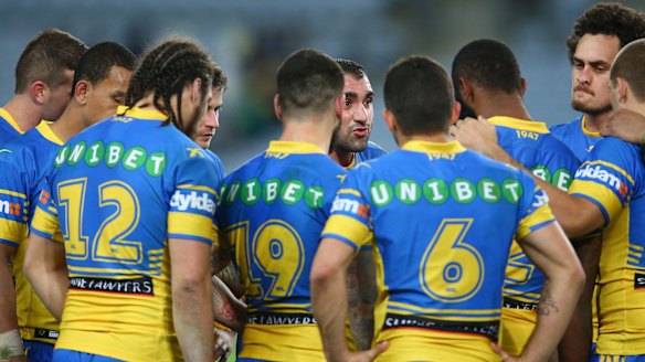 Tough season: The Parramatta Eels have had a forgettable season on and off the field.