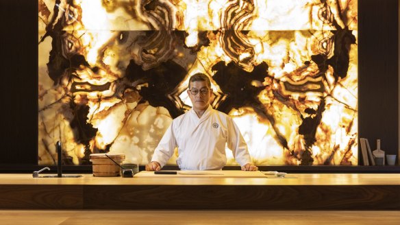 Warabi's "specialty Japanese chef" Jun Oya is responsible for the restaurant's dashi.
