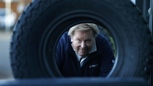 Jeff Parker, manager of Tyre Pitstop.