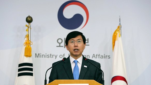 South Korean Foreign Ministry's spokesman Cho June-hyuck on Saturday after North Korea's latest missile test.