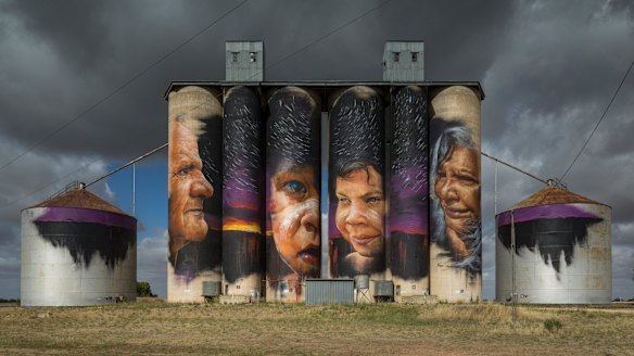Silo art by Adnate. 