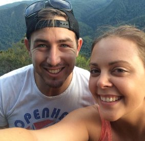 Grant Cook, pictured with his wife Colleen, died after a tackle during a rugby league match in Murwillumbah.