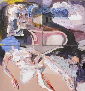 Ben Quilty says <i>After Afghanistan, Over the Hills and Far Away</i> started as a self-portrait "and I guess in a way it maps out the last few years of me being alive".