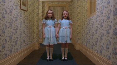 A scene from the Stanley Kubrick film The Shining.