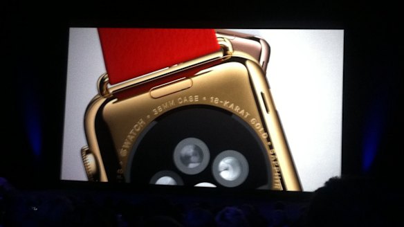 Apple Watch: One model is made of 18-karat gold.
