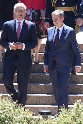A catalyst for practical action: Prime Minster Malcolm Turnbull and Opposition Leader Bill Shorten will work together to stop family and community violence. 