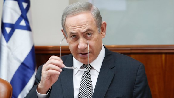 Israeli Prime Minister Benjamin Netanyahu: his office expressed shock at the US team's position.