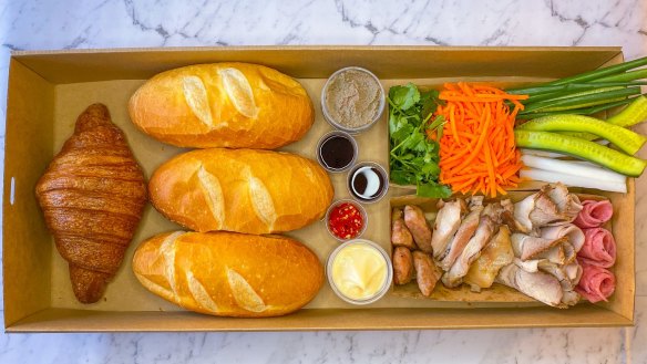 Build-your-own banh mi box from Lit Canteen.