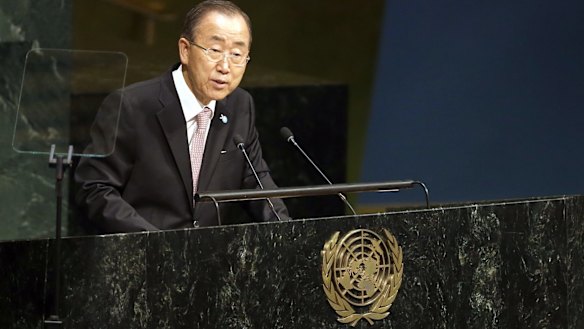 United Nations Secretary-General Ban Ki-moon.