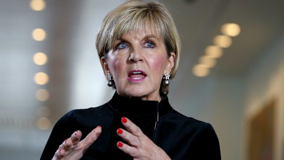 Foreign Minister Julie Bishop
