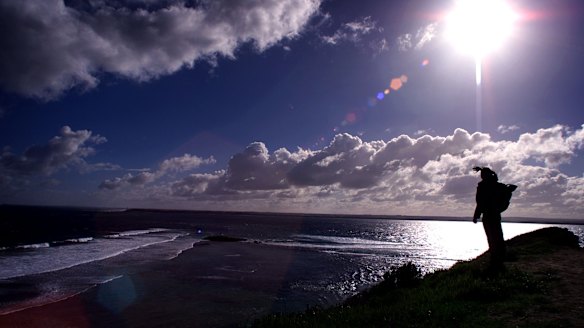 The view across The Rip from Point Nepean to Point Londsale ... on a calm day.