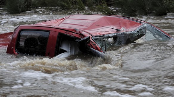The driver of the twin cab four wheel drive vehicle died when it was swept away in Paddy's river.