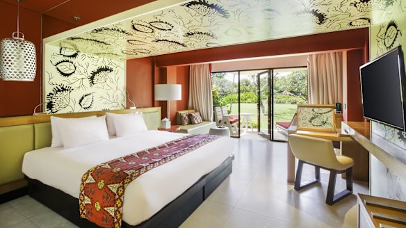 One of the 391 rooms at Club Med Bali.