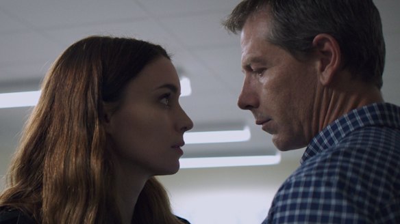 Mendelsohn and Rooney Mara in Una, in which he plays a paedophile.