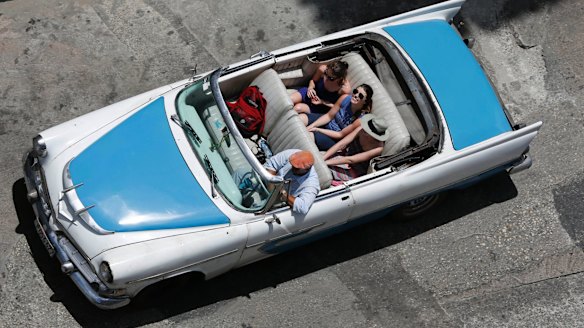 Iconic: Cuba's classic American cars are a major tourist attraction.