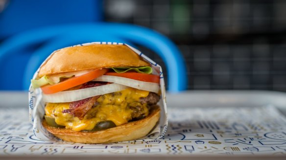 The best-selling item in Melbourne has been the Double Stack burger.