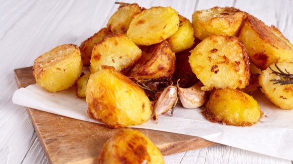 Leftover roast potatoes are a flavour vacuum, making them taste great the day after. 