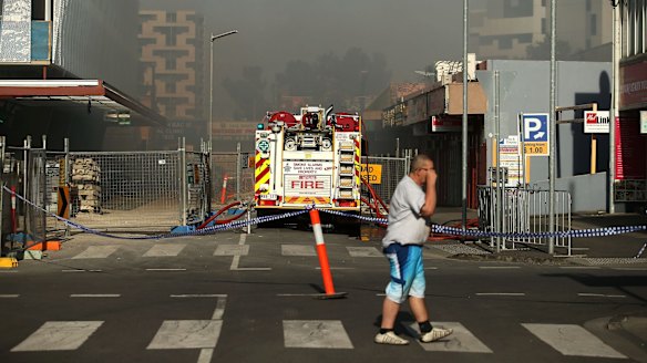 Firefighters say the blaze started in the refrigeration system.