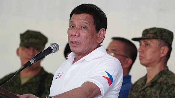 Bluff called: Philippine President Rodrigo Duterte.