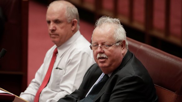 Nationals Senators John Williams and Barry O'Sullivan both wanted a royal commission.