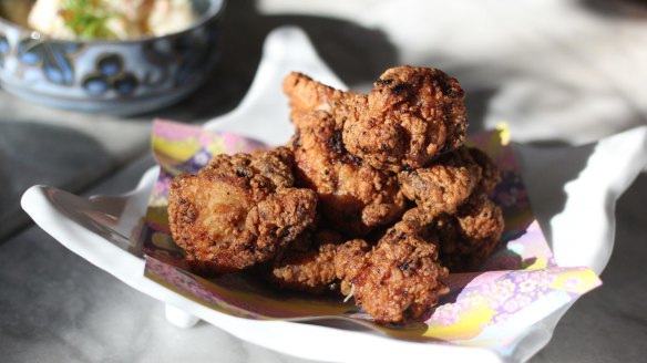 The koji fried chicken.