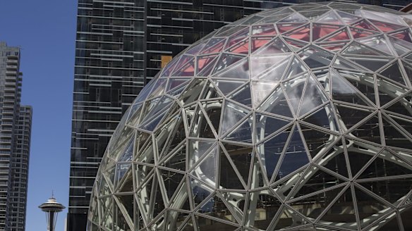 The Amazon.com headquarters in Seattle, Washington.