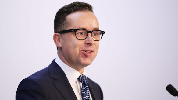 Chief executive Alan Joyce says Qantas gives itself time for the market to correct.