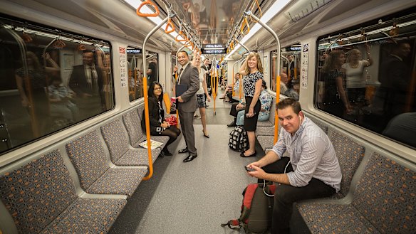 Driverless, single-deck trains will run along the new metro line.