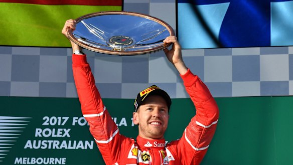 Melbourne winner: Ferrari's Sebastian Vettel.
