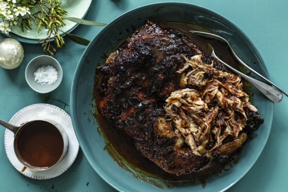 Why not swap glazed ham for pulled pork?