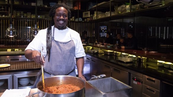 Chef Paul Carmichael of three-hatted Momofuku Seiobo.  