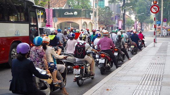 On the road in Vitenam.