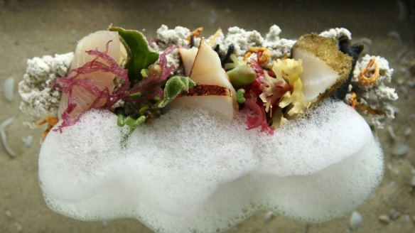 Sound of the Sea, one of the iconic dishes served at the Fat Duck Melbourne. 